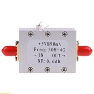 weroyal RF Amplifier Low Noise Amplifier Ham Radio Module Board LNA 50M-4GHz NF=0 6dB RF FM HF VHF U