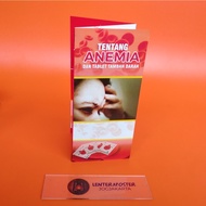 Leaflet Health Brochure/ - About Anemia and Enhancementtablet Blood Booster/ - Leaflet ANEMIA.