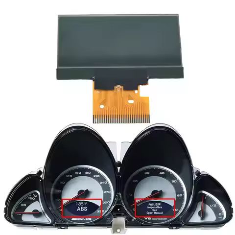 A2305407611 Dashboard Speedometer Screen Lcd Display A2305404847 for Mercedes R230 SL55 SL65 AMG R23