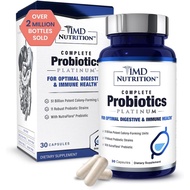 1MD Nutrition Complete Probiotics Platinum - w/Prebiotics and Probiotics for Digestive Health - Prob