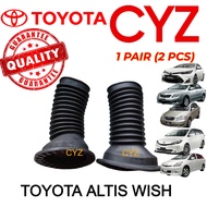 (1 PAIR) FRONT Absorber Cover Bush Toyota ALTIS ZZE121 ZZE122 ZZE141 ZRE141 ZRE142 ZRE172 WISH ZNE10