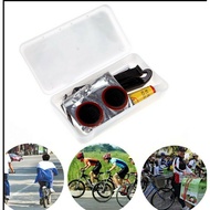 Bicycle tire repair tool / bicycle tire repair set