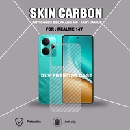 REALME 15T REALME 14T SKIN CARBON TRANSPARENT ANTI-SCRATCH BACK REALME 15T REALME 14T SCB1
