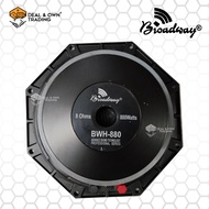 Broadway BWH-880 8 Ohms 8 inch 800W Single Magnet Instrumental Speaker