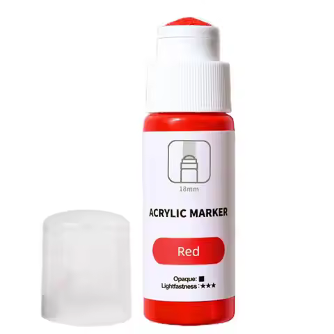 Graffiti Paint Pens Quick Drying 18mm Tip Acrylic Marker Pen Permanent 60ml Mop Graffiti Marker Wate