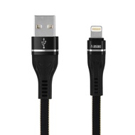 [ส่งฟรี] Asaki Lightning Cable Fast charge 2.4A สายชาร์จและซิงค์ข้อมูล Lightning USB ระบบ iOS ชาร์จเร็ว ข้อต่อยืดหยุ่น แข็งแรง ทนทาน รุ่น A-2048 รับประกัน 1 ปี