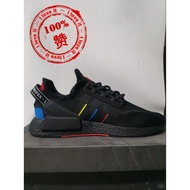 stock AD NMD _R1 V2 Boost Black red Men's and women's shoes