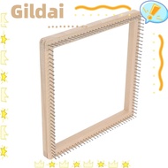 GILDAI Weaving Loom, Square Shape Wooden Knitting Loom, Handmade 11.8x11.8in Weaving Board DIY Proje