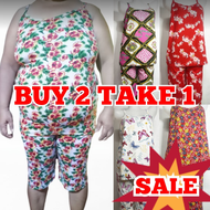 BUY2TAKE1(3sets)PLUS SIZE spaghetti tokong Terno Set terno for adult pambahay pantulog adult terno p