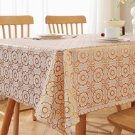 Dining Tablecloth 140x140cm - 140x180cm - 140x250cm Waterproof Tablecloth Material - D49-B