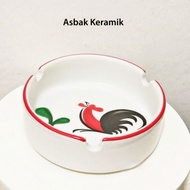 Ceramic Ashtray/Rooster Ashtray/Porcelain Ashtray /Ashtray