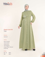 GAMIS NIBRAS LITE 010 / BAJU NIBRAS TERBARU / GAMIS BUSUI LONGDRESS GAMIS DAILY KEKINIAN 2024