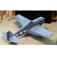 1:32 F6F-3 Hellcat Pesawat Pejuang Model Kertas Penggemar Tentera Model Kertas Buatan Tangan 4.6