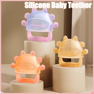 Silicone Baby Teether Gloves Anti-eating Hand Molar Baby Accessorie Anti Drop Wrist Hand Teether
