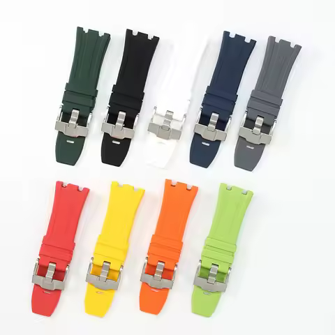 Watchband For Audemars and Piguet Royal Oak Strap Original AP 15710 26470 Silicone Rubber Sport Watc