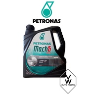 ORIGINAL GENUINE PETRONAS MACH 5 PLUS 10W30 3L ENGINE OIL MINYAK HITAM PETRONAS 10W30 10/30 10-30 MA