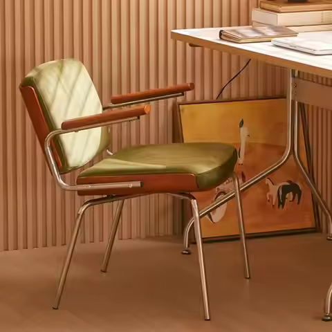 Nordic style single chair, outdoor leisure Berlin chair, 106 ° comfortable backrest, armchair dining