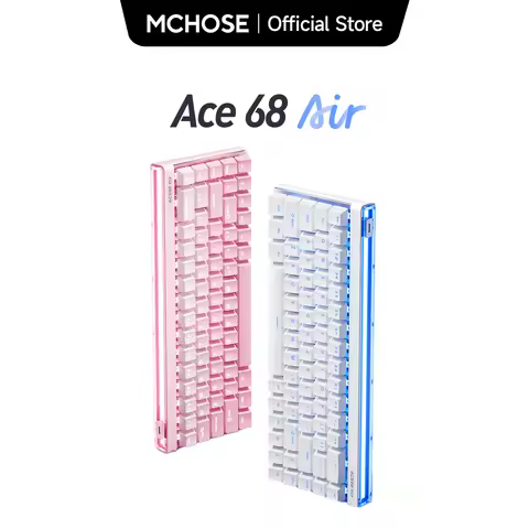 MCHOSE ACE 68 Air Magnetic Switch Gaming Keyboard Hall Effect Rapid Trigger Programmable RGB 8K Hz D