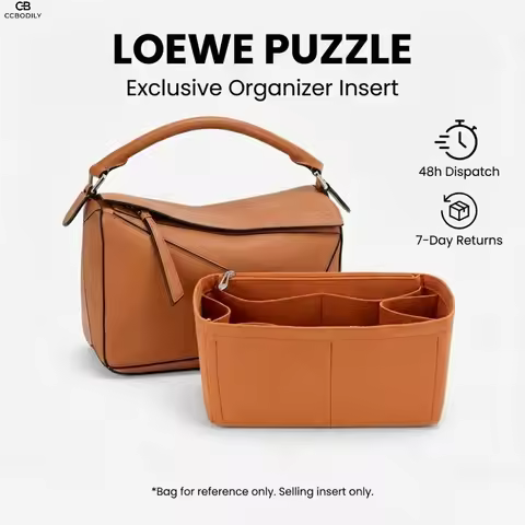 Women Felt Insert Bag Purse Organizer Fits For LOE-WE PUZZLE Makeup Purse Cosmetic Bags Women Luxury