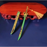 Mô hình kiếm Bàn Nham Kết Lục Primordial Jade Cutter game Genshin Impact dài 21cm