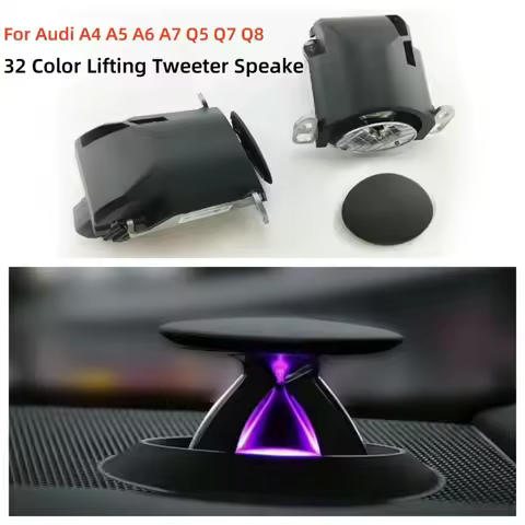 32 Color Lifting Tweeter Speaker For Audi A4 A5 A6 A7 Q5 Q7 Q8 C7 C8 B9 Car Instrument Panel LED Ele