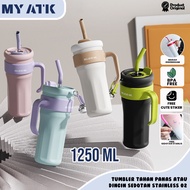1250ML Jumbo Tumbler Stainless Steel Hot Cold Bottle Aesthetic Colorful