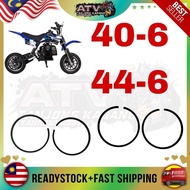 (0044) Ring piston 40-6 44-6 for pocket bike mini bike dirt bike scrambler 49cc