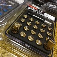 Rays nut Racing Wheel Nut Short Steel Heavy Duty Tyre Nut M12xP1.5 20pcs 17 hex Brand RAYS Cop