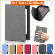 BORAG Smart Cover Auto Wake/Sleep PU Leather Screen Protector C2V2L3 for All- Kindle 11th 2022 Relea