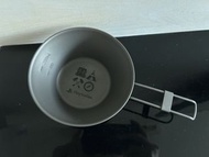 【PlayStation Plus 限定】露營碗 + 收納網袋 PlayStation 戶外鈦/鋁合金碗 200ml 附原盒 PS Plus Camping Bowl