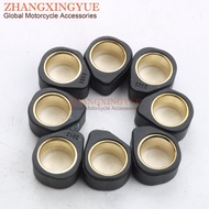 8PC Racing Quality Variator Slider Roller Weights 20x12mm 9g for YAMAHA 250 Majesty X-City X-Max 250