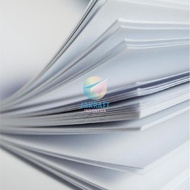 (50 Lembar) Kertas Art Paper Carton Karton A4 210 Gsm Gram IDEO Putih White 2 Sisi Glossy Tebal D3V!