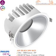 [PHILIPS Oem] PHILIPS Genuine COB Ceiling Light, High Power 20W,30W,40W CRI &gt;90 55 Degree Projection Angle