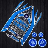 Yamaha Sticker Reflective Qiaoge i125 Scooter Nmax Decorative Wildfire Modified Car Sticker Swift Ea