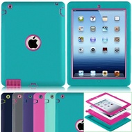 New Kids Heavy Duty Shockproof Soft Silicone Protective Hard Case Cover For iPad 2/3/4 Mini 1/2/3 ai