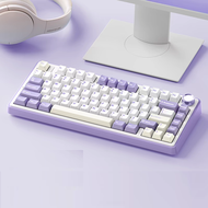 Bàn phím cơ không dây Aula F75 Hotswap 5 pin 3 Modes Led RGB Gasket 5 lớp đã custom bởi Nhà Sản Xuất