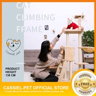 【CASSIEL PET】Pet Tree &amp; Condo High Cat Climbing Frame 5 Level *Self installation needed for this Product