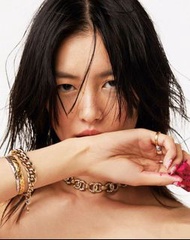Chanel outlet 雙C 水鑽項鍊