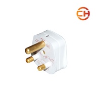 UMS 15A Heavy Duty 3-Pin Round Fused Plug Top (PT150R)