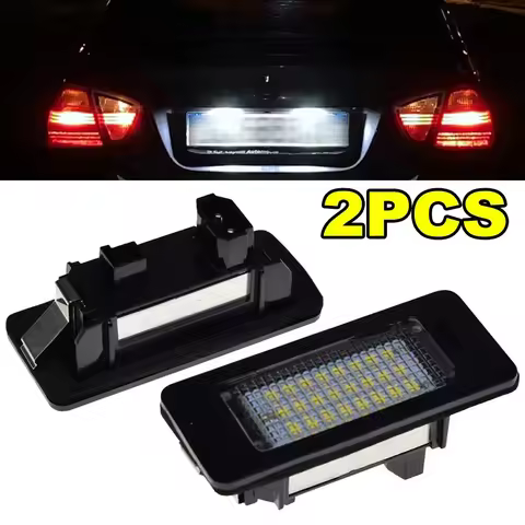 For BMW E39 E60 License plate Light 6000k White No Error Led Number License Plate Light For BMW E90 