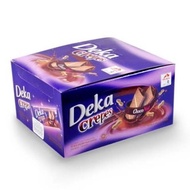 Deka Crepes Dua Kelinci Box isi 12 x 10gr Choconut Chocobanana Snack Cemilan Anak Murah