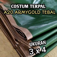 TENDA Waterproof tarpaulin truck tarpaulin A20 size 3x4 super thick and strong Outdoor Camping tent 