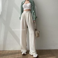 ASOKA 999 Loose Pants Trousers for Women - Trendy Women's Culottes - Polyester/ Office Pants