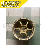 Sport rim advan racing 17x7.5jj pcd 100x4 offset 33 1pcs only  Original japan