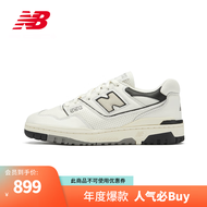NEW BALANCE NB官方男鞋女鞋BB550系列时尚潮流运动休闲鞋 米色/黑色 BB550LWT 45(脚长29cm)
