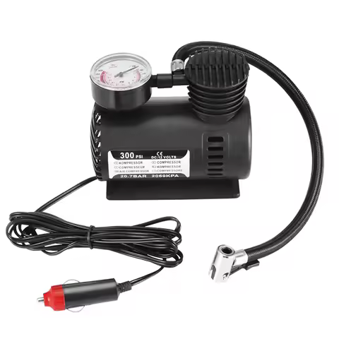 300PSI 12V Air Compressor Auto Car Electric Tire Air Inflator Pump Air Compressor Car Air Compressor