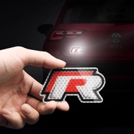 New product Suitable for Volkswagen Car Logo Reflective Sticker R Car Logo LINE ABT Tail Logo Car St