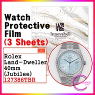 Screen Protector for Rolex Land-Dweller (3 sheets) / 127386TBR Jubilee / Scratch & Contamination Pre