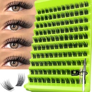 10 Row Mixed 20d/30d False Eyelash Diy Eyelash Wheat Little Devil Eyelash Spike T0l1