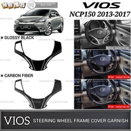 AMAZING TOYOTA VIOS NCP150 2013-2017 CAR STEERING WHEEL FRAME COVER GARNISH STEERING CONTROL PANEL A